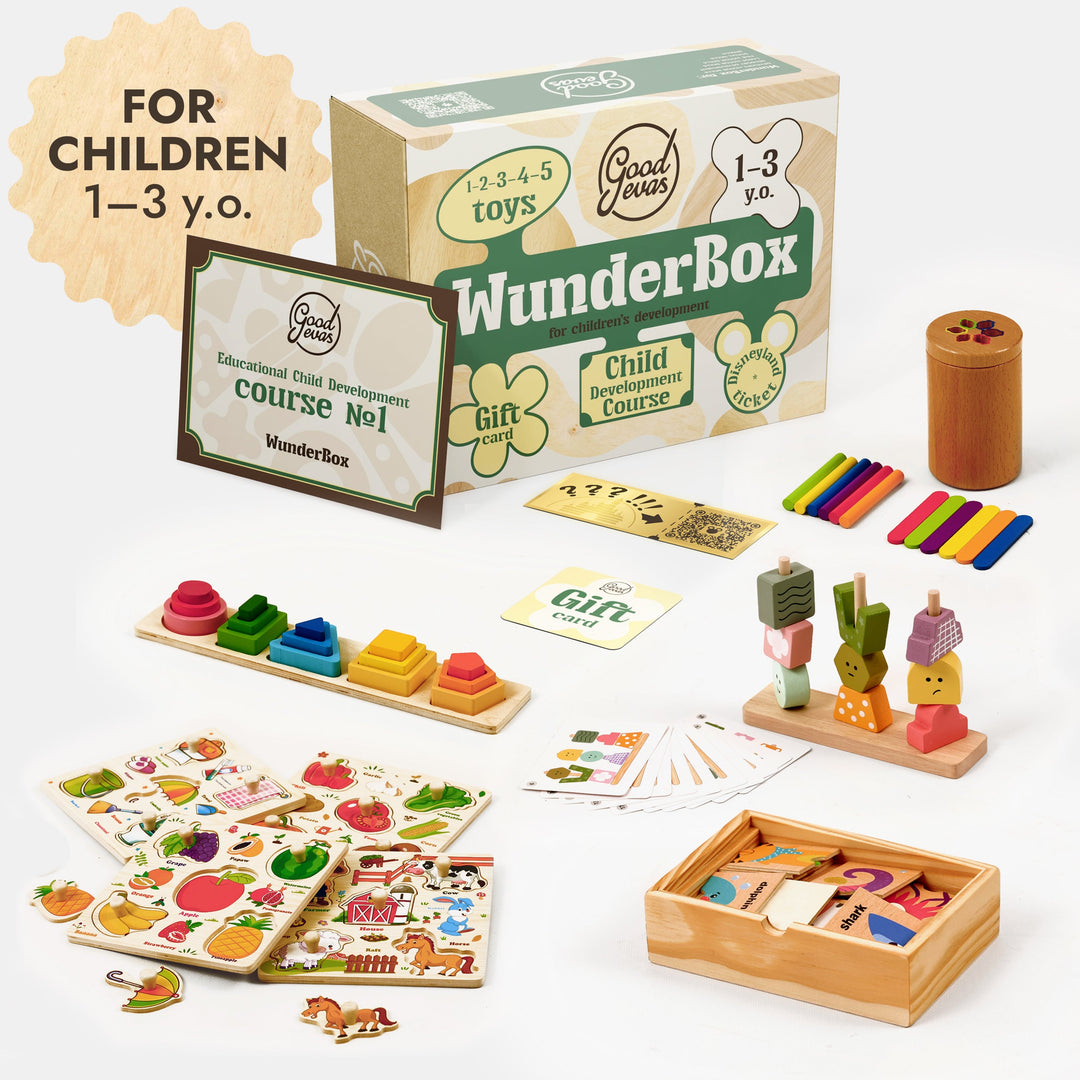 WunderBox 1–3 ετών – Αναπτυξιακό κουτί για μικρά παιδιά