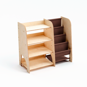 Παιδικό ράφι για βιβλία και παιχνίδια - Μεγάλο