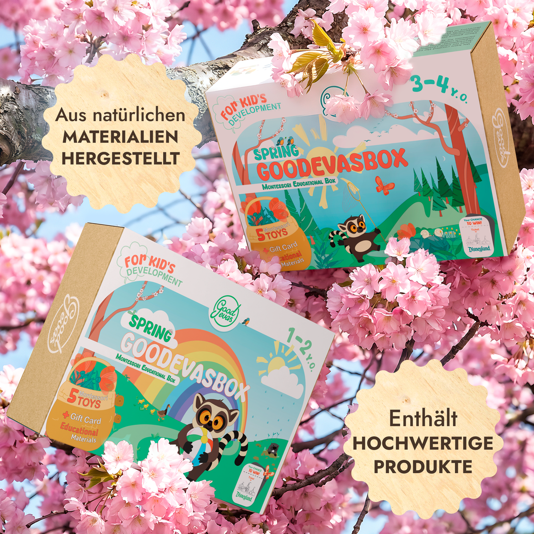 Ανοιξιάτικο σετ παιχνιδιού (3–4 ετών) — GoodevasBox